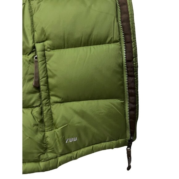 The North Face Womens Green Zip Up 700 Fill Goose Down Puffer Vest Jacket S/P - Picture 10 of 16